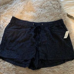 Navy Blue Striped Gap Shorts